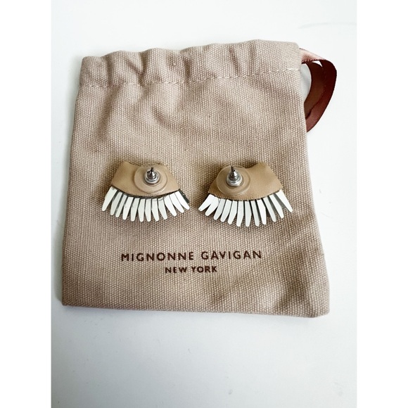 NWT Mignonne Gavigan Mini Madeline Gold and Silver Earring - Picture 4 of 4